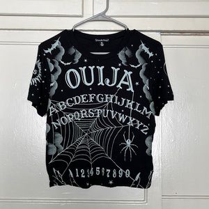 Dolls Kill Glow in the Dark Ouija Board Top / Size XL